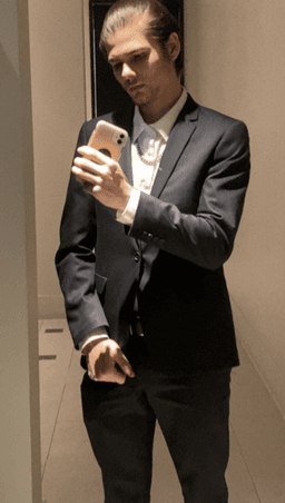 Jordan in suit